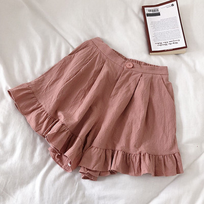 Pantaloni scurti de dama la moda in mai multe culori cu talie inalta