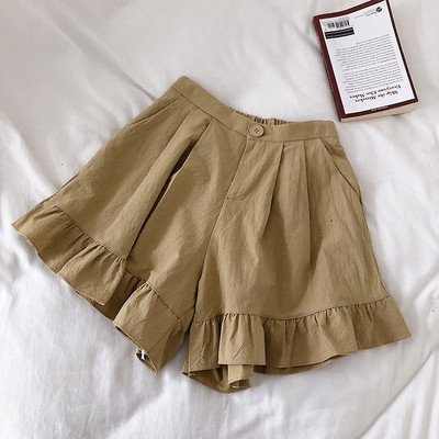 Pantaloni scurti de dama la moda in mai multe culori cu talie inalta