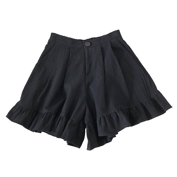 Pantaloni scurti de dama la moda in mai multe culori cu talie inalta