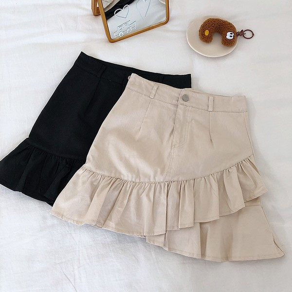 Fusta de dama moderna cu talie inalta in mai multe culori