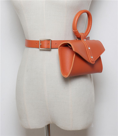 Eko bőrből készült alkalmi női táska rövid és hosszú füllel, több színben