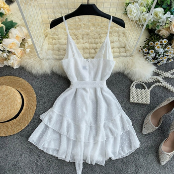 Vékony pántos női ruha többféle színben