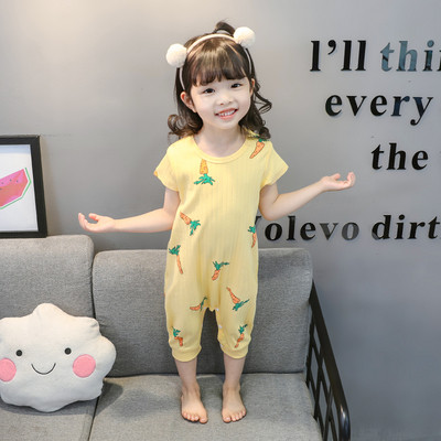 Pijamale pentru copii galbene - pentru fete