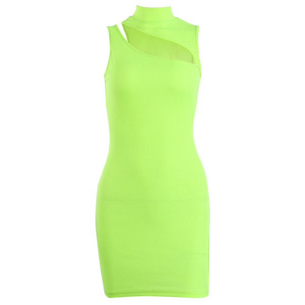 Aktuális női ruha magas gallérral, három színben