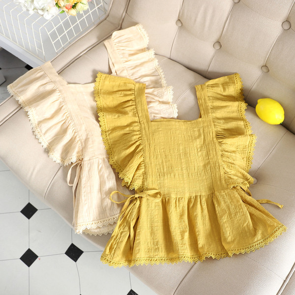 Maieu modern de dama cu cravate si decolteu patrat in mai multe culori