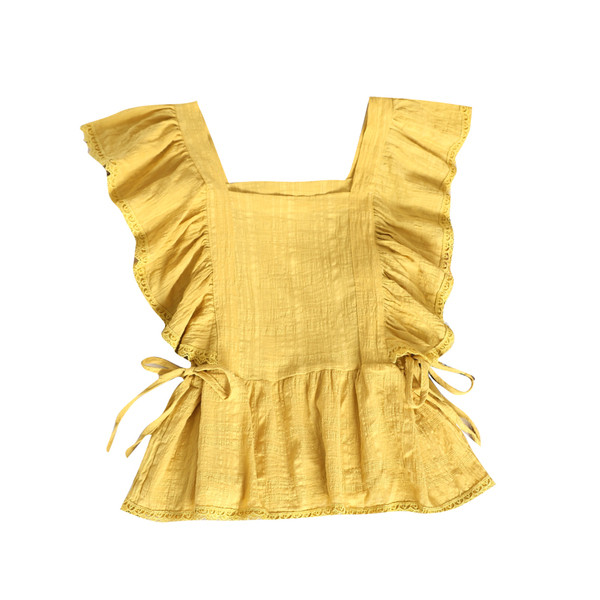 Maieu modern de dama cu cravate si decolteu patrat in mai multe culori