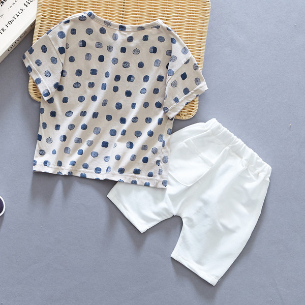 Set modern pentru copii cu inscriptii in doua culori - pentru baieti