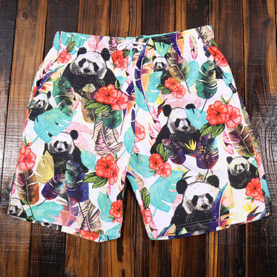 Ανδρικά μαγιό με κορδόνια και έγχρωμη εκτύπωση