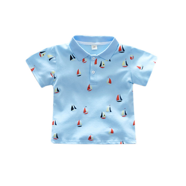 Tricou pentru copii actual în albastru pentru băieți