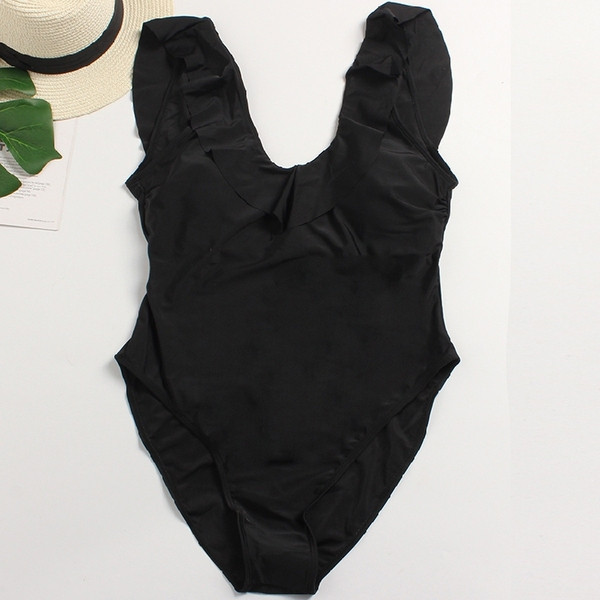 Μεγάλα μεγέθη γυναικεία μαγιό σε μπλε και μαύρο χρώμα