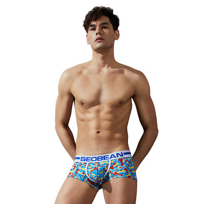 Modern férfi fürdőruha színes hercegekkel, két színben