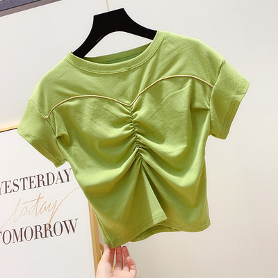 Bluză de damă cu mâneci scurte în patru culori