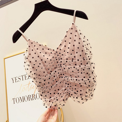 Maieu de damă cu puncte în mai multe culori