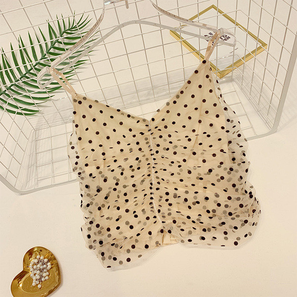 Maieu de damă cu puncte în mai multe culori