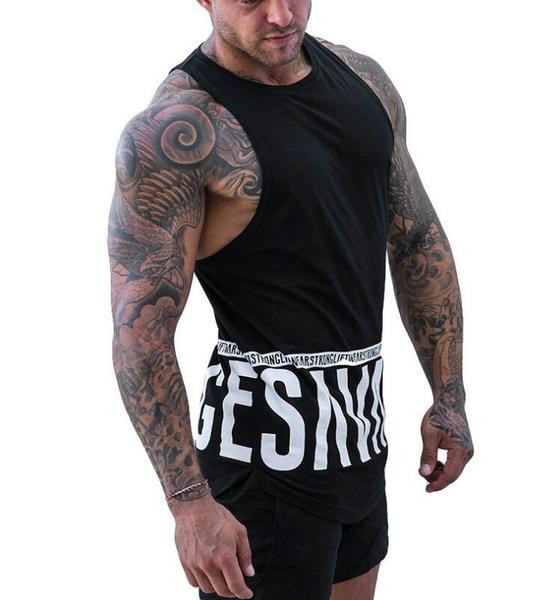 Napi férfi felső, fekete-fehér felirattal