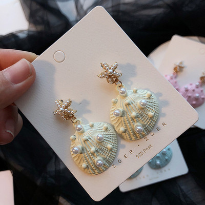 Női felső fülbevaló három színben gyöngyökkel és kövekkel