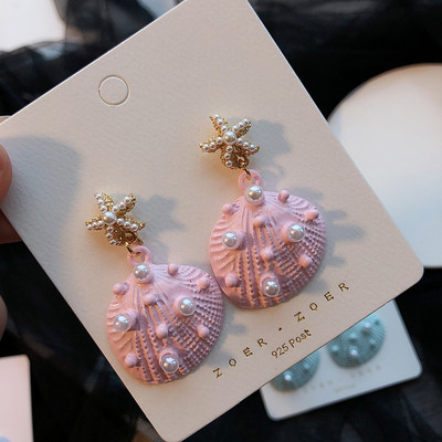 Női felső fülbevaló három színben gyöngyökkel és kövekkel