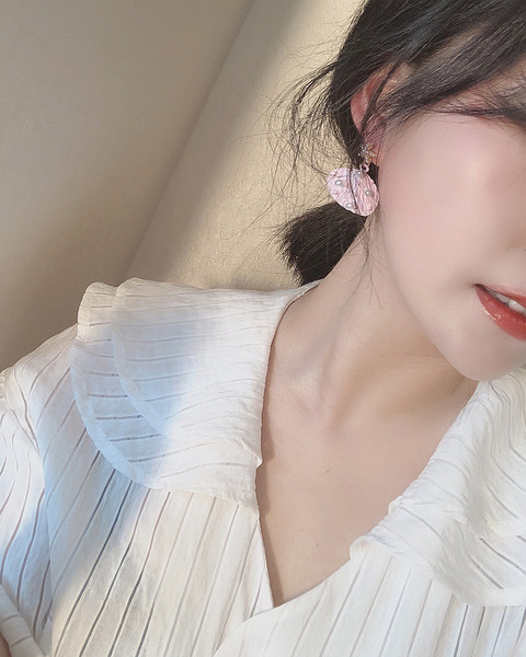 Női felső fülbevaló három színben gyöngyökkel és kövekkel