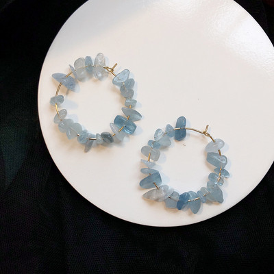 Cercei moderni de dama in patru culori cu margele