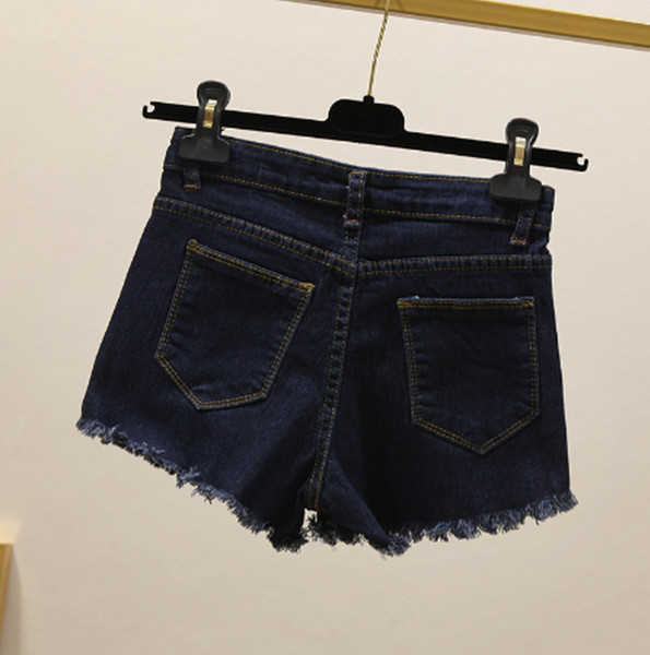 Női rövid farmer magas derékkal, három színben