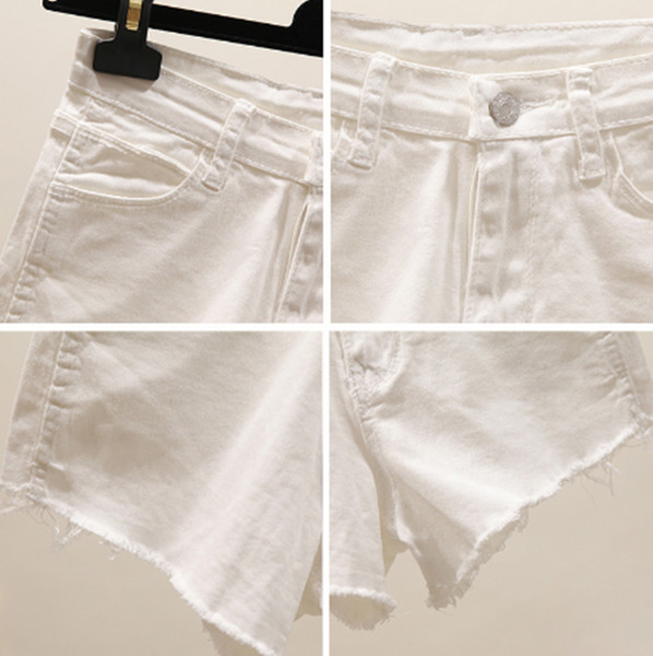 Női rövid farmer magas derékkal, három színben