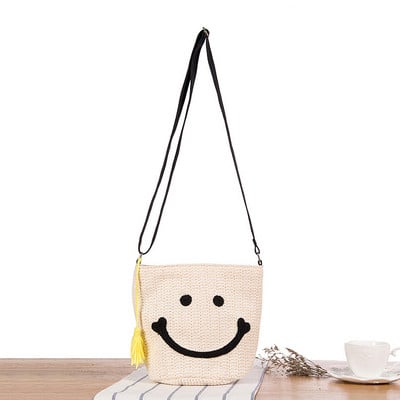 Geanta de dama de zi cu zi cu aplicatie in doua culori