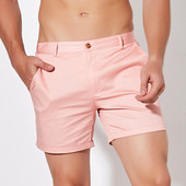 Pantaloni scurți casual pentru bărbați cu nasture și buzunar în patru culori