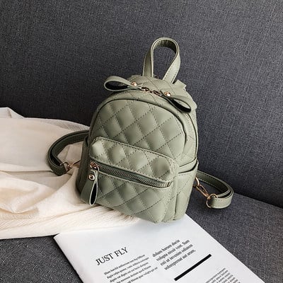 Rucsac casual dama cu fermoar din piele ecologica in trei culori