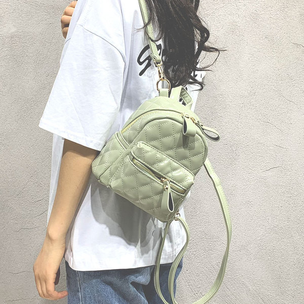 Rucsac casual dama cu fermoar din piele ecologica in trei culori