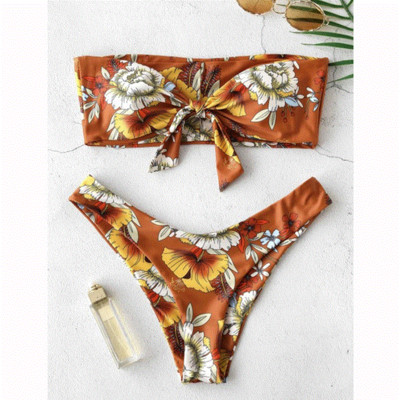 Γυναικείο μαγιό με floral πριντ σε διάφορα χρώματα