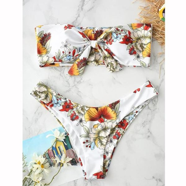 Γυναικείο μαγιό με floral πριντ σε διάφορα χρώματα