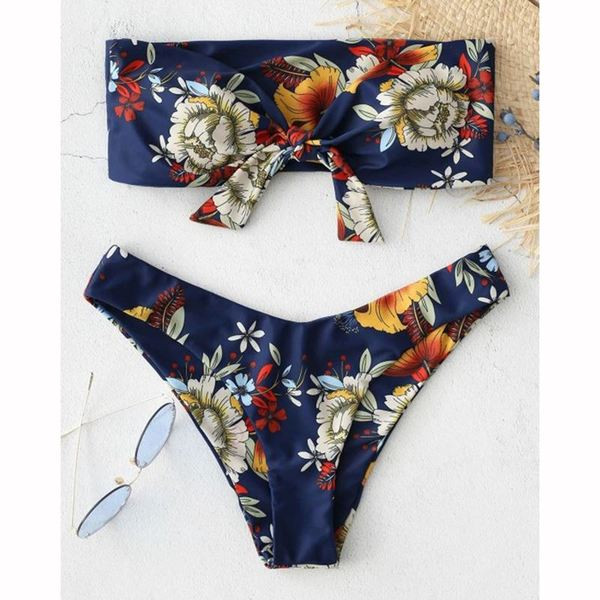 Γυναικείο μαγιό με floral πριντ σε διάφορα χρώματα