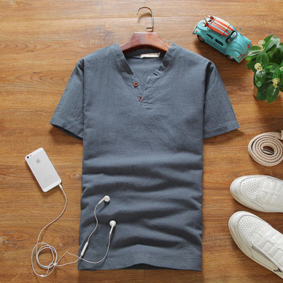 Tricou bărbătesc cu nasturi în diferite culori