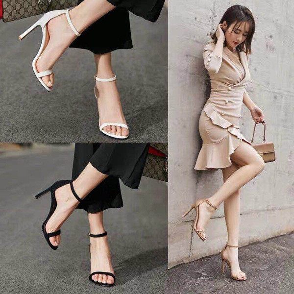 Pantofi eleganti de dama cu toc in trei culori