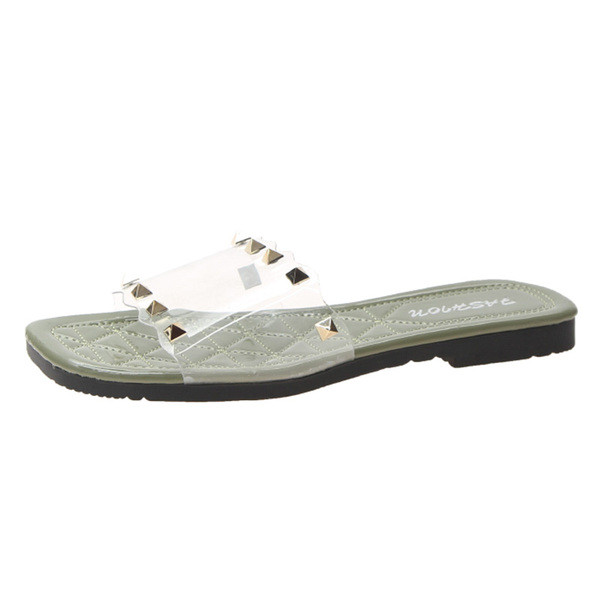 Női alkalmi papucs négy színben, fűzőlyukkal