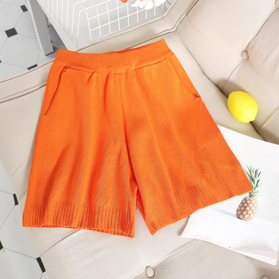 Модерни къси дамски панталони с висока талия в различни цветове