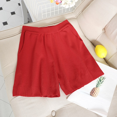 Модерни къси дамски панталони с висока талия в различни цветове