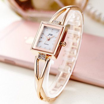 Модерен дамски часовник в златист и сребрист цвят