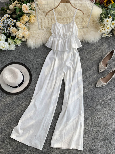 Дамски дълъг гащеризон в четири цвята