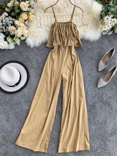 Дамски дълъг гащеризон в четири цвята