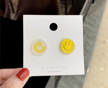 Cercei casual dama cu forma rotunda - trei culori