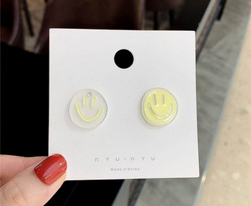 Дамски ежедневни обеци с кръгла форма-три цвята