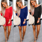 Salopeta de dama moderna cu maneci lungi in trei culori