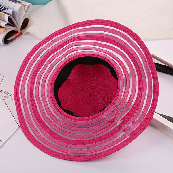 Модерна дамска шапка подходяща за плаж в няколко цвята