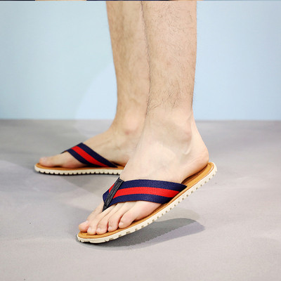 Мъжки чехли през пръсти в няколко цвята