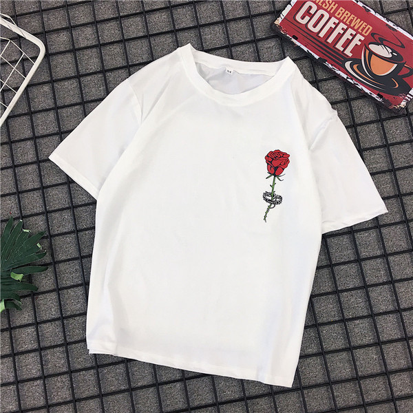 Ежедневен дамски комплект от две части с апликация в черен и сив цвят