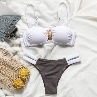 НОВ модел бански  костюм от две части в няколко цвята