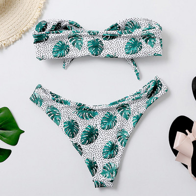 Модерни дамски бански от две части в няколко разцветки