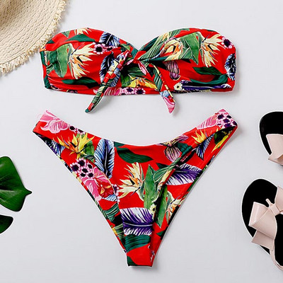 Модерни дамски бански от две части в няколко разцветки