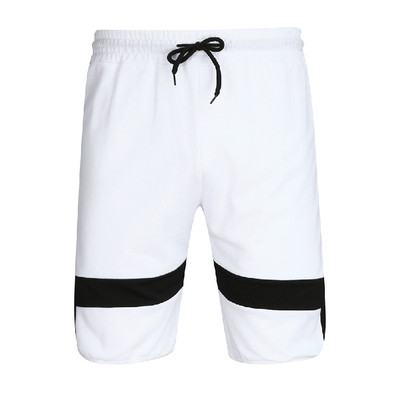 Мъжки бански с връзки в черен и бял цвят